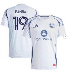 Men's Chicago Fire Jonathan Bamba adidas Light Blue 2025 The Municipal Kit Replica Player Jersey Men's Chicago Fire Jonathan Bamba adidas Light Blue 2025 The Municipal Kit Replica Player Jersey