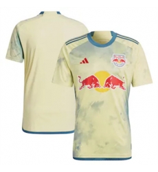 Men New York Red Bulls Blank 2023 24 Daniel Patrick Replica Yellow