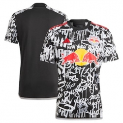 Men New York Red Bulls Blank 2023 24 Freestyle Replica Black