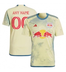 Men New York Red Bulls Custom 2023 24 Daniel Patrick Replica Yellow