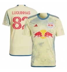 Men New York Red Bulls Luquinhas 2023 24 Daniel Patrick Replica Yellow