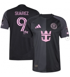 Men's Inter Miami CF Luis Suárez adidas Black 2025 The Fortitude Kit Authentic Player Jersey Men's Inter Miami CF Luis Suárez adidas Black 2025 The Fortitude Kit Authentic Player Jersey