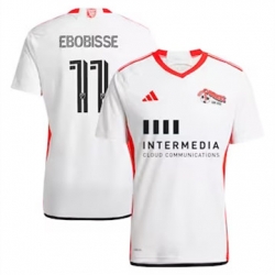 Men San Jose Earthquakes Jeremy Ebobisse 2024 25 Away Replica White