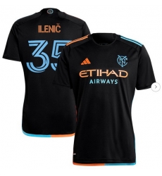 Men's New York City FC Mitja Ilenič adidas Black 2024 24 7 Kit Replica Player Jersey Men's New York City FC Mitja Ilenič adidas Black 2024 24 7 Kit Replica Player Jersey