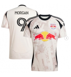Men's New York Red Bulls Lewis Morgan adidas Tan 2025 Stone Kit Replica Player Jersey