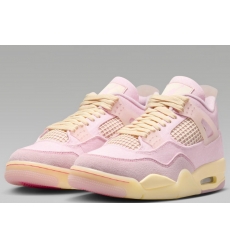 Men Air Jordan 4 Retro Pearl Pink And Iced Carmine Shoes Men Air Jordan 4 Retro Pearl Pink And Iced Carmine Shoes