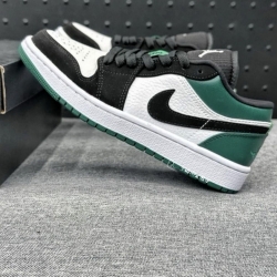 Air Nike Jordan 1 Green White Black Shoes