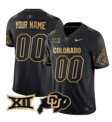 Men Women Youth Colorado Buffaloes Vapor Limited Custom Jersey V4 Big 12 XII Patch All stitched Black