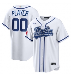 Men Italy Baseball Active Player Custom 2026 World Baseball Classic Home Stadium Stitched Jersey Men Italy Baseball Active Player Custom 2026 World Baseball Classic Home Stadium Stitched Jersey