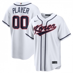 Men Korea Baseball Active Player Custom White 2026 World Baseball Classic Home Stadium Stitched Jersey