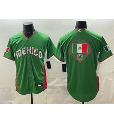 Men Mexico Baseball Team Big Logo Green 2026 World Baseball Classic Stadium Stitched Jersey Men Mexico Baseball Team Big Logo Green 2026 World Baseball Classic Stadium Stitched Jersey