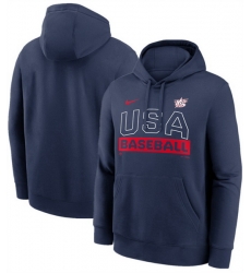 Men USA Baseball Navy 2026 World Baseball Classic Club Hoodie