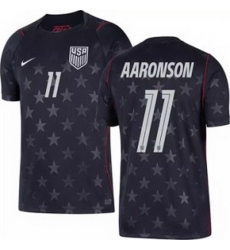 Men 11 Brenden Aaronson USMNT 2026 Home Stadium Replica Jersey 2
