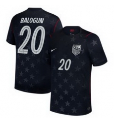 Men 20Folarin Balogun USMNT 2026 Stadium Replica Jersey 1 Men 20Folarin Balogun USMNT 2026 Stadium Replica Jersey 1
