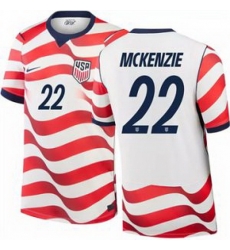 Men 22 Mark McKenzie USMNT 2026 Home Stadium Replica Jersey 1