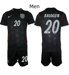 USA FIFA World Cup 2026 Navy Blue Soccer Jersey Folarin Balogun #20