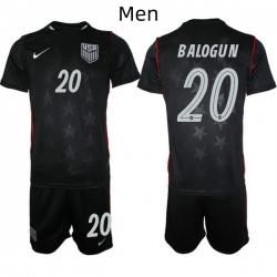 USA FIFA World Cup 2026 Navy Blue Soccer Jersey Folarin Balogun #20
