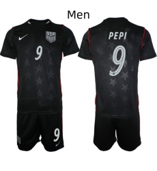 USA FIFA World Cup 2026 Navy Blue Soccer Jersey Ricardo Pepi #9