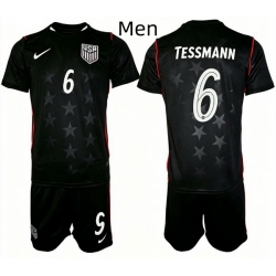 USA FIFA World Cup 2026 Navy Blue Soccer Jersey Tanner Tessmann #6