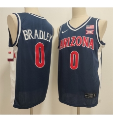 Men Arizona Wildcats  0 Jaden Bradley Navy Stitched Jersey