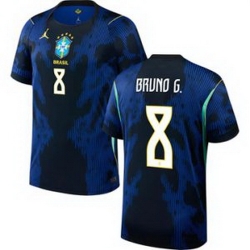 Women 8 Brazil National Team Bruno Guimaraes 2026 Home Jersey 1