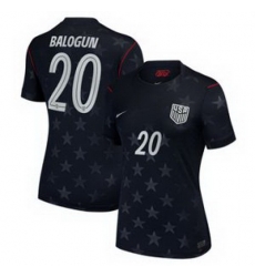 Women 20Folarin Balogun USMNT 2026 Stadium Replica Jersey   3