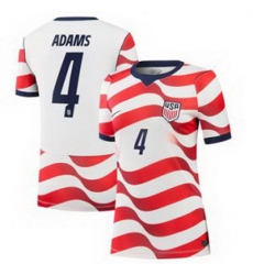 Women 4Tyler Adams USMNT 2026 Stadium Replica Jersey   4