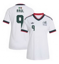 Women 9 Mexico Raul Jimenez 2026 Replica White Jersey 5