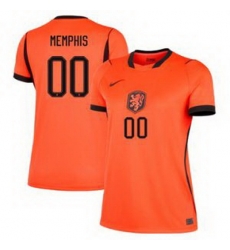 Women 00 Netherlands National Custom 2026 Away Stadium  3