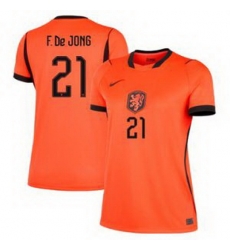 Women 21 Netherlands National Frenkie de Jong 2026 Away Stadium  3