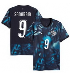 Women 9 Paraguay Antonio Sanabria Replica Away Jersey 2026429 2