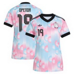 Women 19Lois Openda Belgium Jersey   3