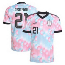 Women 21Timothy Castagne Belgium Jersey   2