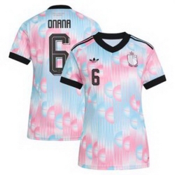 Women 6Amadou Onana Belgium Jersey   2