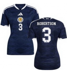 Women 3 Scotland Andrew Robertson 2026 Home Replica Jersey 2