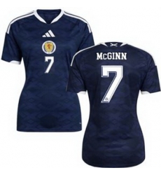 Women 7 Scotland John McGinn 2026 Home Replica Jersey 2
