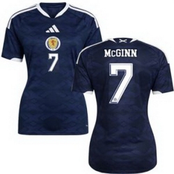 Women 7 Scotland John McGinn 2026 Home Replica Jersey 2