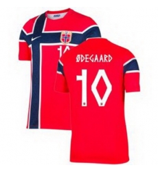 Youth 10 Norway Martin Odegaard 2026 Home Stadium Replica Jersey   1