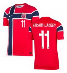 Youth 11 Norway Jorgen Strand Larsen Home Stadium Replica   1
