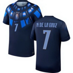 Youth 7 Uruguay Nicolas de la Cruz Away Replica Jersey World   2