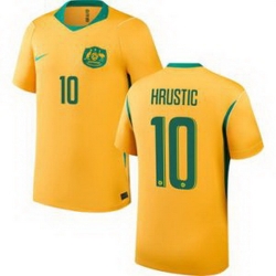 Men 10 Australia Ajdin Hrustic Replica Jersey World Cup  1