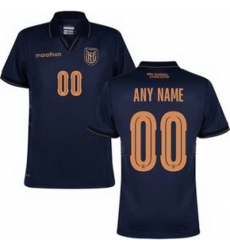 Men 00 Ecuador Custom Away Replica Jersey   2
