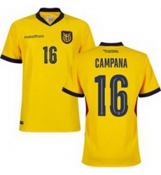 Men 16 Ecuador Leonardo Campana Away Replica Jersey   1