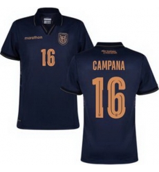 Men 16 Ecuador Leonardo Campana Away Replica Jersey   2