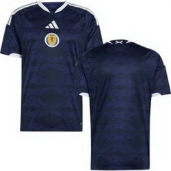 Men Men 0 Scotland Blank 2026 Home Replica Jersey 1