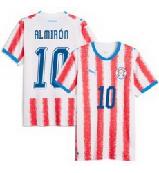 Men 10 Paraguay Miguel Almiron Replica Away Jersey 2026429 1