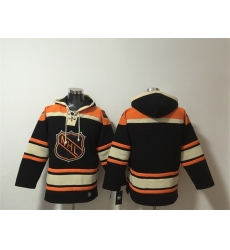 Men Black Orange Ageless Must Have Lace Up Pullover Hoodie Men Black Orange Ageless Must Have Lace Up Pullover Hoodie