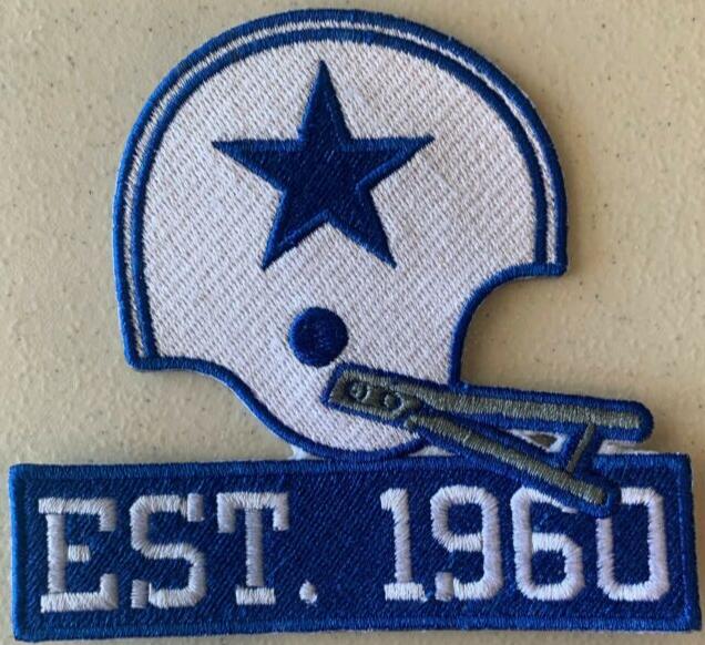 Dallas Cowboys 60th Seasons Anniversary Logo Patch Biaog