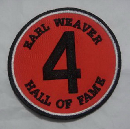 Baltimore Orioles Earl Weaver the Hall of Fame Patch Biaog