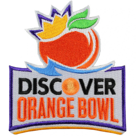 NCAA Discover Orange Bowl Jersey Patch Biaog